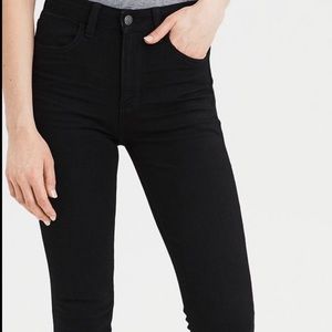 AE Dream Jean black highest rise jeggings